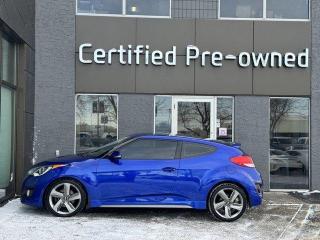 Used 2015 Hyundai Veloster TURBO w/ PANORAMIC ROOF / 6 SPEED / LEATHER for sale in Calgary, AB