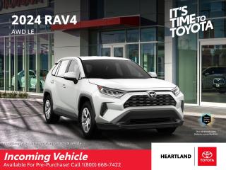 New 2024 Toyota RAV4 LE AWD for sale in Williams Lake, BC