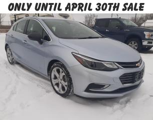 Used 2017 Chevrolet Cruze Premier, Leather, Htd Steering & Seats, Remote, BU for sale in Edmonton, AB