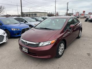 Used 2012 Honda Civic LX for sale in Hamilton, ON