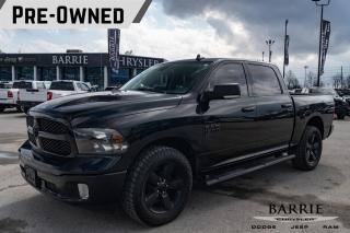 Used 2022 RAM 1500 Classic SLT LUXURY GROUP I BLACK EXTERIOR BADGING I 8.4-INCH TOUCHSCREEN WITH GPS NAVIGATION I 9 ALPINE SPEAKERS for sale in Barrie, ON