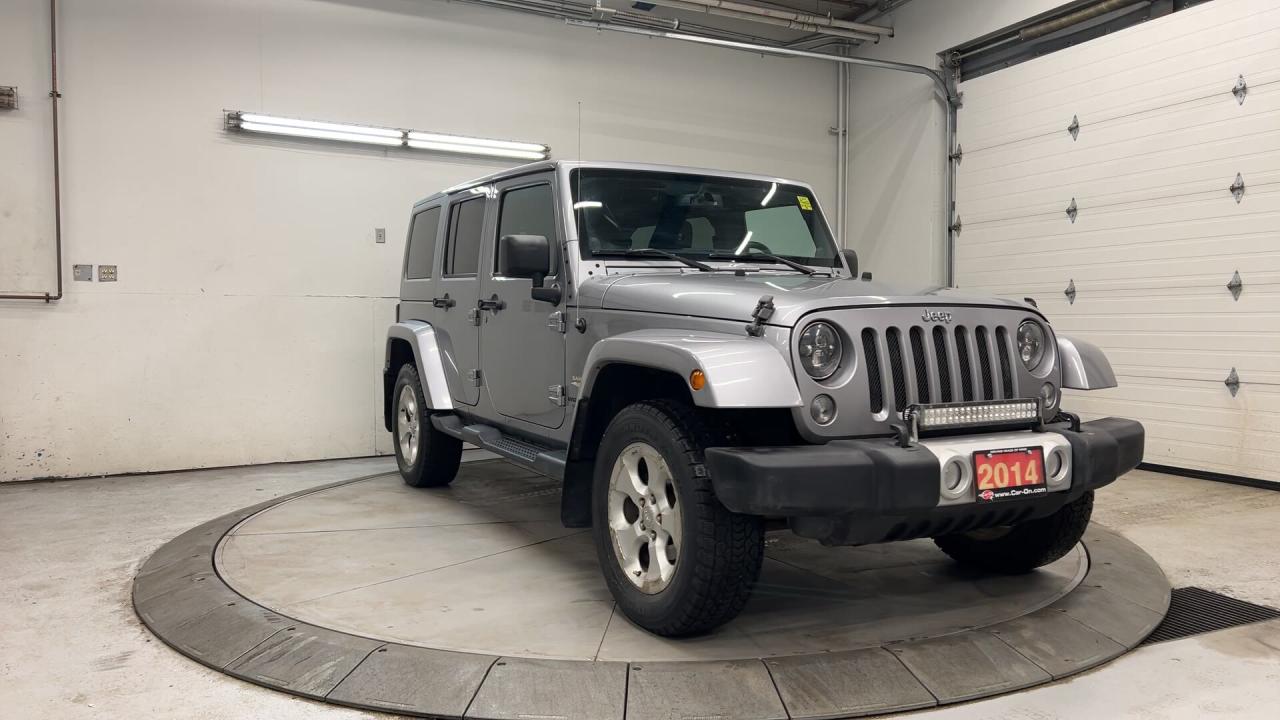 2014 Jeep Wrangler Unlimited SAHARA 4x4| HARD TOP | HTD SEATS |ONLY 89,000 KMS! Photo