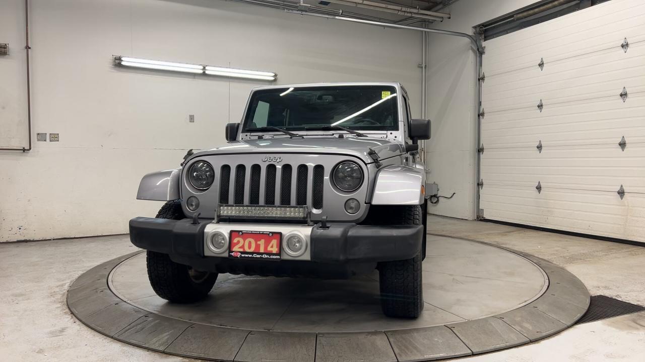 2014 Jeep Wrangler Unlimited SAHARA 4x4| HARD TOP | HTD SEATS |ONLY 89,000 KMS! Photo2