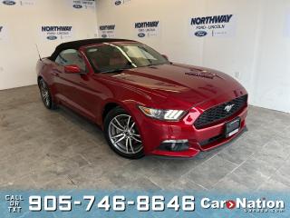 Used 2016 Ford Mustang ECOBOOST PREMIUM | CONVERTIBLE | LEATHER | NAV for sale in Brantford, ON