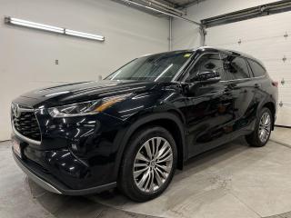 Used 2021 Toyota Highlander PLATINUM AWD| 7-PASS| PANO ROOF| LEATHER | 360 CAM for sale in Ottawa, ON