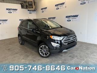 Used 2020 Ford EcoSport TITANIUM | 4X4 | LEATHER | SUNROOF | NAV |ONLY 24K for sale in Brantford, ON