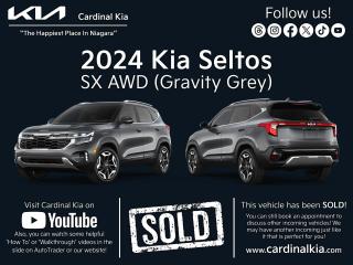 New 2024 Kia Seltos SX for sale in Niagara Falls, ON
