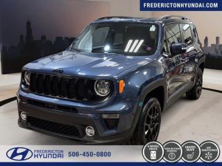 Looking for a reliable and capable SUV? Look no further than this Used 2020 Jeep Renegade Altitude. With only 31,093 kilometers on the odometer, this vehicle is in excellent condition and ready to hit the road. Equipped with a powerful Gasoline Engine: Regular Unleaded I-4 2.4 L/144, you can expect both efficiency and performance from this SUV. This Jeep Renegade Altitude also comes with some great features that will make your driving experience even more enjoyable. The remote keyless entry w/integrated key transmitter, illuminated entry and panic button provide convenience and security, while the parkview back-up camera ensures you can navigate tight spaces with ease. Additionally, the proximity key for push button start only adds a touch of luxury to your daily drive. Dont miss out on this fantastic opportunity to own a quality used vehicle at Fredericton Hyundai!*BOOK YOUR TEST DRIVE TODAY AT WWW.FREDERICTONHYUNDAI.COM*