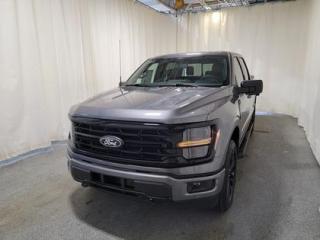 This all new, full sized 2024 Ford F-150 XLT 303A looks absolutely stunning in Carbonized Grey Metallic. This pick up comes with the 5.0L V8 engine. This remarkable engine not only produces 395 horsepower and 400 ft pounds of torque, but by leveraging the EcoBoost technology and a 10-speed automatic transmission this truck is rated it to get 12.9L 100/km (22 miles per gallon) combined highway/city fuel economy. This truck can tow up to a massive amount of 13,000 pounds!

Key Features:
Adaptive Cruise Control 
Lane Centering 
Heated Front Seats
Lane Keeping System 
Mobile Office Package
B&O Sound System 
Power Adjustable Pedal
Rear View Camera 
6 Black Running Boards 
Auto Dimming Rearview Mirror 
360 Degree Camera 
Pro Trailer Backup Assist 
Pro Trailer Hitch Assist 
Dual Exhaust 
Reverse Sensing System 
Reverse Brake Assist 
12 LCD Touchscreen 
Apple Car Play / Android Auto 
Rear Window Defroster 
18 Black Painted Aluminum Wheels 
Hill Start Assist 
Class IV Trailer Hitch 
XLT Black Appearance Package Plus
 .275/60R-20 BSW All-Terrain
 .20 Gloss Black Aluminum Wheels
Engine Block Heater
Spray-In Bedliner

Saskatchewan has a challenging climate and driving conditions but let that stress melt away with the 2024 F-150 XLT, a tough truck that leverages physical features and technology that will keep your family safe. This specific unit is loaded right up and includes power windows, power locks, air conditioning, 8-way power drivers seat, wrapped steering wheel, zone lighting, cruise, dynamic brake support, outside temperature display, hill start assist, perimeter safety system, four-wheel drive, and so much more.

Bennett Dunlop Ford has been located at 770 Broad St, in the heart of Regina for over 40 years! Our 4.6 Star google review (Well over 1,800 reviews) is the result of our commitment to providing the fastest, easiest and most fun customer experience possible. Our customers tell us that they love that we dont charge any admin or documentation fees, our sales team will simply offer our best price upfront and we have a no-questions-asked money back guarantee just in case you change your mind after your purchase.