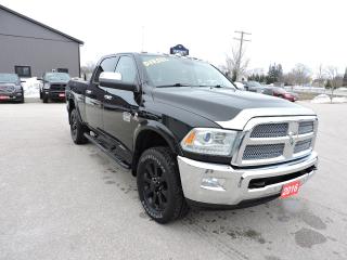 Used 2016 RAM 2500 Longhorn Diesel 4X4 Leather Sunroof Loaded for sale in Gorrie, ON