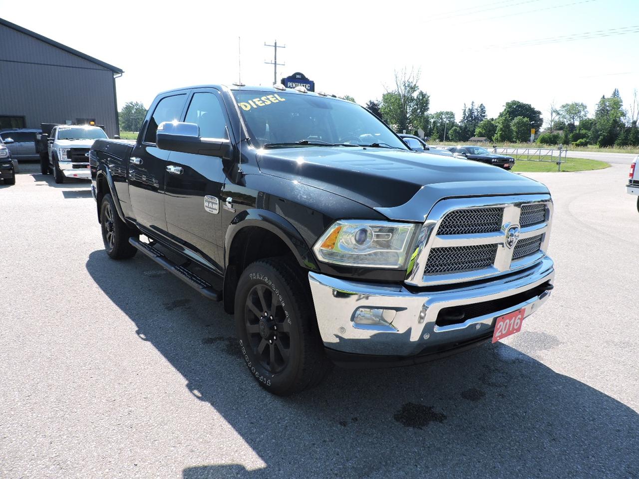 Used 2016 RAM 2500 Longhorn Diesel 4X4 Leather Sunroof Reblt Trans for sale in Gorrie, ON