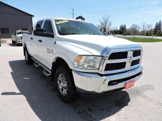 <p>A well oiled and rust-free 2016 Ram 2500 SXT that is powered by a 6.7L Cummins turbo diesel and 4-wheel drive. See the pictures showing the rustproofing that was previously applied. There are 13 service records on the Carfax report including rust proof applied. Seating for 6 people, remote start, built-in electric brake controller and floor shifted 4X4. Back-up camera and rear park assist system. Spray in box liner was added to the 6-foot 4-inch length box. A must-see rust-free 2500 SXT. </p><p>** WE UPDATE OUR WEBSITE REGULARLY IF YOU SEE THIS AD THE VEHICLE IS AVAILABLE! ** Pentastic Motors specializes in 4X4 Gasoline and Diesel trucks from all makes including Dodge, Ford, and General Motors. Extended warranties available!  Financing available from 7.99% APR OAC. Delivery available to Southern Ontario Purchasers! We are 1.5 hrs from Pearson International Airport and offer free pick up from the airport to Purchasers. Leasing options available for Commercial/Agricultural/Personal! **NO ADMIN FEES! All vehicles are CERTIFIED and serviced unless otherwise stated! CARFAX AVAILABLE ON ALL VEHICLES! ** Call, email, or come in for a test drive today! 1-844-4X4-TRUX www.pentasticmotors.com</p>