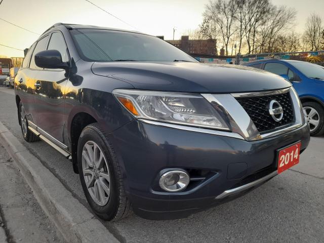 2014 Nissan Pathfinder SL-4X4-7 SEATS-LEATHER-BLUETOOTH-AUX-ALLOY