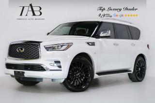 Used 2019 Infiniti QX80 LUXE | 7-PASS | REAR ENTERTAINMENT | 22 IN WHEELS for sale in Vaughan, ON