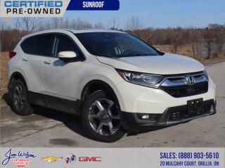 Odometer is 33315 kilometers below market average!

White 2018 Honda CR-V EX-L 4D Sport Utility AWD
CVT 1.5L I4 Turbocharged DOHC 16V LEV3-ULEV70 190hp


Did this vehicle catch your eye? Book your VIP test drive with one of our Sales and Leasing Consultants to come see it in person.

Remember no hidden fees or surprises at Jim Wilson Chevrolet. We advertise all in pricing meaning all you pay above the price is tax and cost of licensing.


Awards:
  * Motor Trend Canada Automobiles of the year