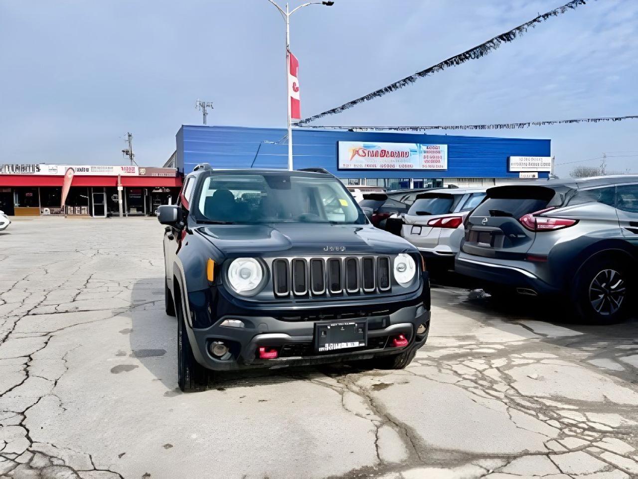 Used 2017 Jeep Renegade 4WD Trailhawk NAV PANORAMIC MINT WE FINANCE ALL for sale in London, ON