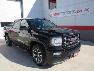 Used 2017 GMC Sierra 1500 SLT (**ALL TERRAIN**AUTOMATIC**AIR CONDITION**LEATHER**SUNROOF**HEATED SEATS**HEATED STEERING WHEEL**ALLOYS**4X4**BLUETOOTH**REMOTE START**POWER SEATS**DUAL CLIMATE CONTROL**WIRELESS CHARGING**USB & AUX**ADJUSTABLE PEDAL**RUNNING BOARDS**) for sale in Tillsonburg, ON