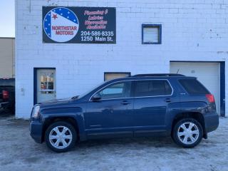 <p>Bright blue beauty. Only 101186 kms! Clean accident free Terrain loaded with features including backup camera, heated seats bluetooth, alloys and lots more. Fresh local trade in. Will come safety certified, serviced and ready for sale.</p>
<p> </p>
<p>Ask about our financing and warranty options.</p>
<p>Convenient application link below. Get your approval fast!</p>
<p> </p><br><p>Dealer Permit #1363 All advertized prices are subject to applicable taxes. Bank and In-house financing available. Call for details 204-586-8335 or view at Northstar Motors 1250 Main St Winnipeg. Proudly serving Manitoba for over 30 years!</p>
