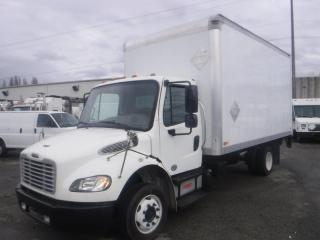 2014 Freightliner M2 106 16 Foot Cube Van Diesel Dually with Power Tailgate, Hydraulic Brakes 6.7L L6 DIESEL Cummins engine, 6 cylinder, 2 door, automatic, 4X2, AM/FM radio, white exterior, grey interior, cloth.  Inside box dimensions:  15 feet 10 inches long by 8 feet 2 inches wide by 8 Feet tall.  Certificate and Decal valid until January 2025 $47,760.00 plus $375 processing fee, $48,135.00 total payment obligation before taxes.  Listing report, warranty, contract commitment cancellation fee, financing available on approved credit (some limitations and exceptions may apply). All above specifications and information is considered to be accurate but is not guaranteed and no opinion or advice is given as to whether this item should be purchased. We do not allow test drives due to theft, fraud and acts of vandalism. Instead we provide the following benefits: Complimentary Warranty (with options to extend), Limited Money Back Satisfaction Guarantee on Fully Completed Contracts, Contract Commitment Cancellation, and an Open-Ended Sell-Back Option. Ask seller for details or call 604-522-REPO(7376) to confirm listing availability.
