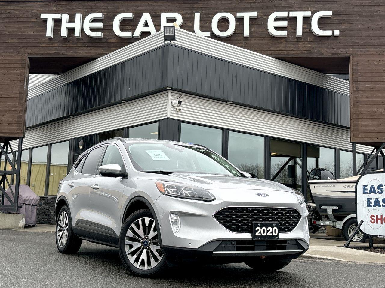 Used 2020 Ford Escape Titanium Hybrid HYBRID! REMOTE START, APPLE CARPLAY/ANDROID AUTO, NAV, HEATED LEATHER SEATS/STEERING WHEEL!! for sale in Sudbury, ON