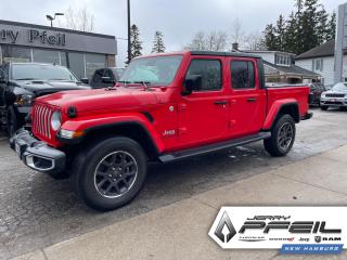 This former Chrysler Canada executive Jeep Gladiator Overland has just arrived with beautiful Tan leather, heated front seats, heated steering wheel, remote start, backup camera, Apple Carplay, Andriod auto, 4x4, spray in bedliner, tri fold tonneau cover, please call or text 519-662-1063 to book your test drive !!