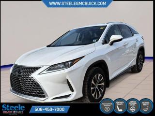 New Price!Eminent White Pearl 2020 Lexus RX 350 AWD 8-Speed Automatic 3.5L 6-Cylinder DOHC* Market Value Pricing *, AWD, Noble Brown w/Semi-Aniline Leather Seat Trim, 12 Speakers, 4-Wheel Disc Brakes, ABS brakes, Air Conditioning, Alloy wheels, AM/FM radio: SiriusXM, Anti-whiplash front head restraints, Apple CarPlay/Android Auto, Auto High-beam Headlights, Auto-dimming door mirrors, Auto-dimming Rear-View mirror, Automatic temperature control, Brake assist, Bumpers: body-colour, CD player, Compass, Delay-off headlights, Driver door bin, Driver vanity mirror, Dual front impact airbags, Dual front side impact airbags, Electronic Stability Control, Emergency communication system: Safety Connect, Exterior Parking Camera Rear, Four wheel independent suspension, Front anti-roll bar, Front Bucket Seats, Front dual zone A/C, Front reading lights, Fully automatic headlights, Garage door transmitter: HomeLink, Genuine wood console insert, Genuine wood door panel insert, Headlight cleaning, Heated & Ventilated Front Bucket Seats, Heated door mirrors, Heated front seats, Heated rear seats, Heated steering wheel, Illuminated entry, Knee airbag, Lane Departure Warning System, Leather Shift Knob, Low tire pressure warning, Memory seat, Occupant sensing airbag, Outside temperature display, Overhead airbag, Overhead console, Panic alarm, Passenger door bin, Passenger vanity mirror, Perforated Leather Seat Surfaces, Power door mirrors, Power driver seat, Power Liftgate, Power moonroof, Power passenger seat, Power steering, Power windows, Radio data system, Radio: Lexus Display Audio, Rain sensing wipers, Rear anti-roll bar, Rear reading lights, Rear side impact airbag, Rear window defroster, Rear window wiper, Remote keyless entry, Roof rack: rails only, Security system, Speed control, Speed-sensing steering, Split folding rear seat, Spoiler, Steering wheel memory, Steering wheel mounted audio controls, Tachometer, Telescoping steering wheel, Tilt steering wheel, Traction control, Trip computer, Turn signal indicator mirrors, Variably intermittent wipers, Ventilated front seats.Certification Program Details: 80 Point Inspection Fresh Oil Change Full Vehicle Detail Full tank of Gas 2 Years Fresh MVI Brake through InspectionSteele GMC Buick Fredericton offers the full selection of GMC Trucks including the Canyon, Sierra 1500, Sierra 2500HD & Sierra 3500HD in addition to our other new GMC and new Buick sedans and SUVs. Our Finance Department at Steele GMC Buick are well-versed in dealing with every type of credit situation, including past bankruptcy, so all customers can have confidence when shopping with us!Steele Auto Group is the most diversified group of automobile dealerships in Atlantic Canada, with 47 dealerships selling 27 brands and an employee base of well over 2300.Reviews:* Most owners rave about the RXs stunning cabin and high-tech features, and build quality is highly rated too. On all aspects of thrifty performance and driving comfort, the RX seems to satisfy, and some repeat owners say that the latest RX is the first thats eager to be driven spiritedly. Flexible cargo room and confident operation in slippery conditions help round out the package. Note that some owners describe the drive as serene and comfortable, even on units with up-sized wheels. Source: autoTRADER.ca