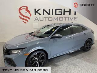 Used 2018 Honda Civic Hatchback Sport Touring l Heated Leather l Sunroof l Back up Camera! for sale in Moose Jaw, SK