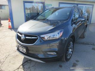 Used 2018 Buick Encore ALL-WHEEL DRIVE SPORT-TOURING-MODEL 5 PASSENGER 1.4L - TURBO.. LEATHER TRIM INTERIOR.. BACK-UP CAMERA.. BLUETOOTH SYSTEM.. KEYLESS ENTRY.. for sale in Bradford, ON