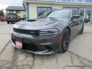 Used 2015 Dodge Charger FUN-TO-DRIVE HELLCAT-EDITION 5 PASSENGER 6.2L V8.. HEATED SEATS & STEERING WHEEL.. NAVIGATION.. POWER SUNROOF.. HARMON/KARDON-AUDIO.. for sale in Bradford, ON