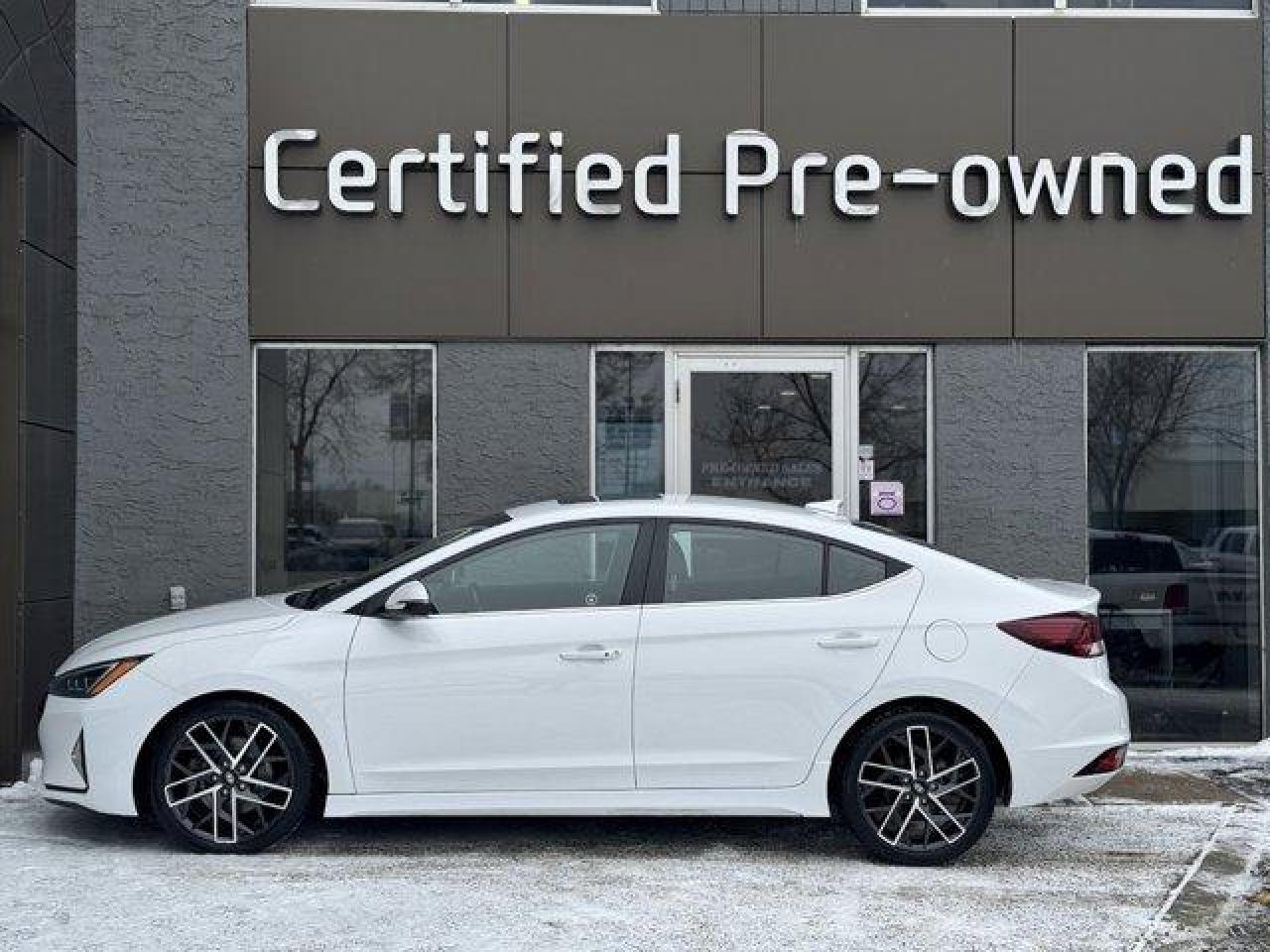 Used 2020 Hyundai Elantra SPORT w/ LEATHER / AUTOMATIC / SUNROOF for Sale in Calgary, Alberta