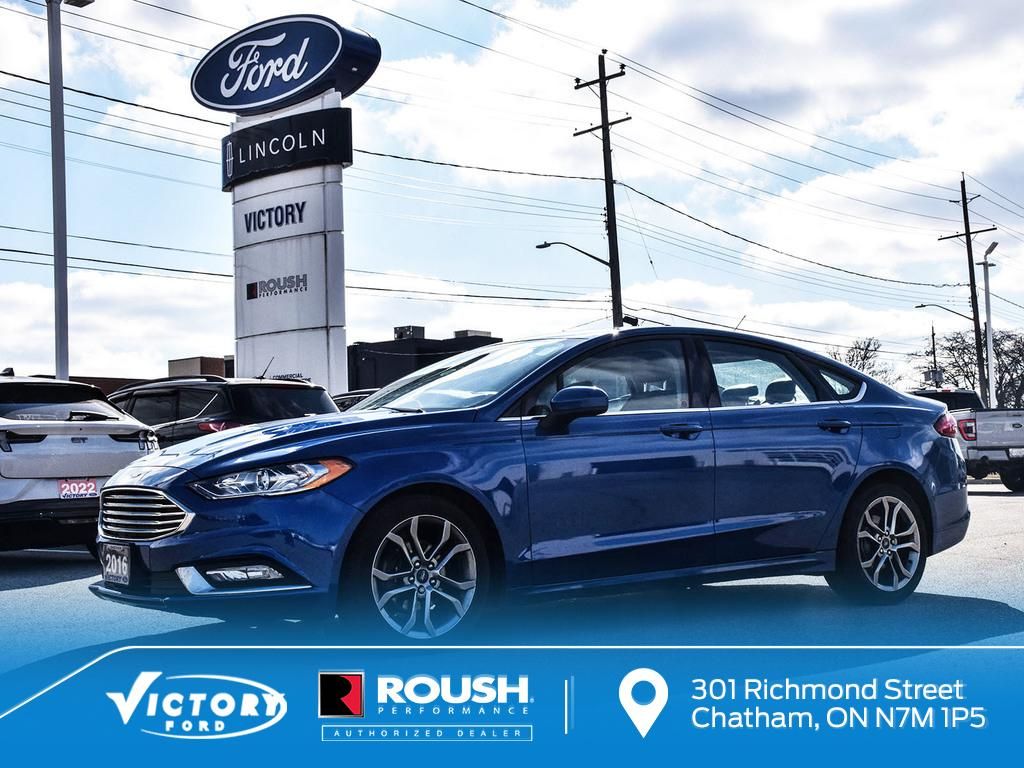 Used 2017 Ford Fusion SE FWD Winter and Summer Tires Navigation for Sale in Chatham, Ontario
