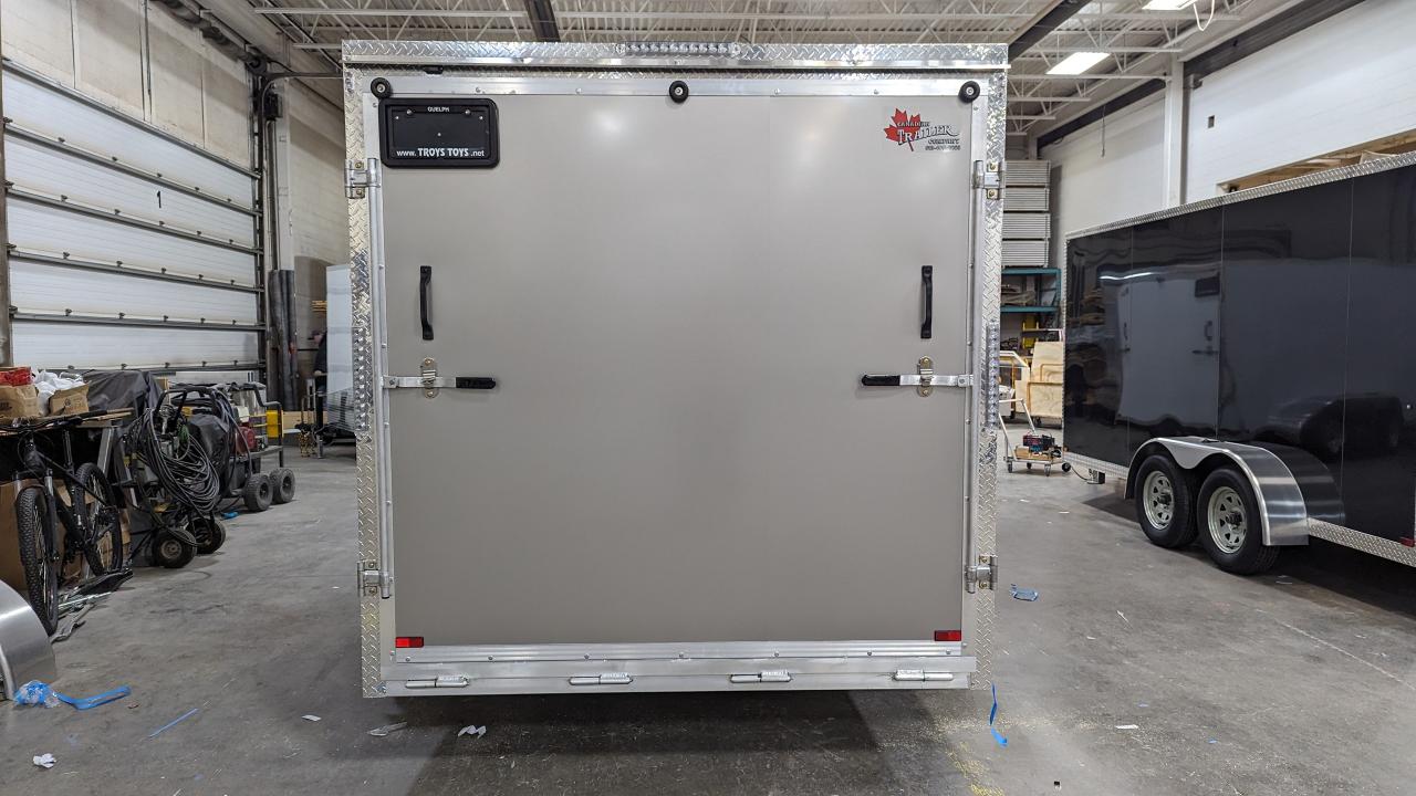 2024 Canadian Trailer Company 7x14 V Nose Cargo Trailer Aluminum Tandem Axle Photo7