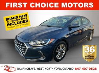Welcome to First Choice Motors, the largest car dealership in Toronto of pre-owned cars, SUVs, and vans priced between $5000-$15,000. With an impressive inventory of over 300 vehicles in stock, we are dedicated to providing our customers with a vast selection of affordable and reliable options. <br><br>Were thrilled to offer a used 2017 Hyundai Elantra GL, blue color with 148,000km (STK#7045) This vehicle was $14990 NOW ON SALE FOR $12990. It is equipped with the following features:<br>- Automatic Transmission<br>- Heated seats<br>- Bluetooth<br>- Apple Carplay<br>- Reverse camera<br>- Alloy wheels<br>- Power windows<br>- Power locks<br>- Power mirrors<br>- Air Conditioning<br><br>At First Choice Motors, we believe in providing quality vehicles that our customers can depend on. All our vehicles come with a 36-day FULL COVERAGE warranty. We also offer additional warranty options up to 5 years for our customers who want extra peace of mind.<br><br>Furthermore, all our vehicles are sold fully certified with brand new brakes rotors and pads, a fresh oil change, and brand new set of all-season tires installed & balanced. You can be confident that this car is in excellent condition and ready to hit the road.<br><br>At First Choice Motors, we believe that everyone deserves a chance to own a reliable and affordable vehicle. Thats why we offer financing options with low interest rates starting at 7.9% O.A.C. Were proud to approve all customers, including those with bad credit, no credit, students, and even 9 socials. Our finance team is dedicated to finding the best financing option for you and making the car buying process as smooth and stress-free as possible.<br><br>Our dealership is open 7 days a week to provide you with the best customer service possible. We carry the largest selection of used vehicles for sale under $9990 in all of Ontario. We stock over 300 cars, mostly Hyundai, Chevrolet, Mazda, Honda, Volkswagen, Toyota, Ford, Dodge, Kia, Mitsubishi, Acura, Lexus, and more. With our ongoing sale, you can find your dream car at a price you can afford. Come visit us today and experience why we are the best choice for your next used car purchase!<br><br>All prices exclude a $10 OMVIC fee, license plates & registration  and ONTARIO HST (13%)