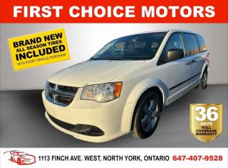 Welcome to First Choice Motors, the largest car dealership in Toronto of pre-owned cars, SUVs, and vans priced between $5000-$15,000. With an impressive inventory of over 300 vehicles in stock, we are dedicated to providing our customers with a vast selection of affordable and reliable options. <br><br>Were thrilled to offer a used 2017 Dodge Grand Caravan SE, white color with 151,000km (STK#7046) This vehicle was $14990 NOW ON SALE FOR $12990. It is equipped with the following features:<br>- Automatic Transmission<br>- 3rd row seating<br>- Alloy wheels<br>- Power windows<br>- Power locks<br>- Power mirrors<br>- Air Conditioning<br><br>At First Choice Motors, we believe in providing quality vehicles that our customers can depend on. All our vehicles come with a 36-day FULL COVERAGE warranty. We also offer additional warranty options up to 5 years for our customers who want extra peace of mind.<br><br>Furthermore, all our vehicles are sold fully certified with brand new brakes rotors and pads, a fresh oil change, and brand new set of all-season tires installed & balanced. You can be confident that this car is in excellent condition and ready to hit the road.<br><br>At First Choice Motors, we believe that everyone deserves a chance to own a reliable and affordable vehicle. Thats why we offer financing options with low interest rates starting at 7.9% O.A.C. Were proud to approve all customers, including those with bad credit, no credit, students, and even 9 socials. Our finance team is dedicated to finding the best financing option for you and making the car buying process as smooth and stress-free as possible.<br><br>Our dealership is open 7 days a week to provide you with the best customer service possible. We carry the largest selection of used vehicles for sale under $9990 in all of Ontario. We stock over 300 cars, mostly Hyundai, Chevrolet, Mazda, Honda, Volkswagen, Toyota, Ford, Dodge, Kia, Mitsubishi, Acura, Lexus, and more. With our ongoing sale, you can find your dream car at a price you can afford. Come visit us today and experience why we are the best choice for your next used car purchase!<br><br>All prices exclude a $10 OMVIC fee, license plates & registration  and ONTARIO HST (13%)