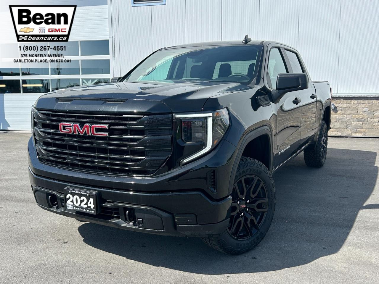 New 2024 GMC Sierra 1500 Pro 2.7L 4CYL WITH REMOTE START/ENTRY, HITCH GUIDANCE, HD REAR VISION CAMERA, EZ LIFT TAILGATE for sale in Carleton Place, ON