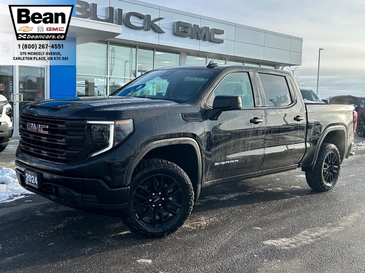 New 2024 GMC Sierra 1500 Pro 2.7L 4CYL WITH REMOTE START/ENTRY, HITCH GUIDANCE, HD REAR VISION CAMERA, EZ LIFT TAILGATE for sale in Carleton Place, ON