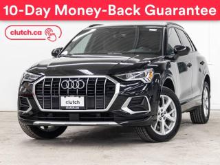 Used 2021 Audi Q3 Komfort Quattro AWD w/ Apple CarPlay & Android Auto, Bluetooth, Dual Zone A/C for sale in Bedford, NS