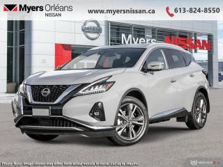 <b>Cooled Seats,  Leather Seats,  Moonroof,  Navigation,  Memory Seats!</b><br> <br> <br> <br>  Greatness is more than looks, and this Murano has it in fair measure. <br> <br>This 2024 Nissan Murano offers confident power, efficient usage of fuel and space, and an exciting exterior sure to turn heads. This uber popular crossover does more than settle for good enough. This Murano offers an airy interior that was designed to make every seating position one to enjoy. For a crossover that is more than just good looks and decent power, check out this well designed 2024 Murano. <br> <br> This bolder grey SUV  has an automatic transmission and is powered by a  260HP 3.5L V6 Cylinder Engine.<br> <br> Our Muranos trim level is Platinum. This Platinum trim takes luxury seriously with heated and cooled leather seats with diamond quilting and extended leather upholstery with contrast piping and stitching. Additional features include a dual panel panoramic moonroof, motion activated power liftgate, remote start with intelligent climate control, memory settings, ambient interior lighting, and a heated steering wheel for added comfort along with intelligent cruise with distance pacing, intelligent Around View camera, and traffic sign recognition for even more confidence. Navigation and Bose Premium Audio are added to the NissanConnect touchscreen infotainment system featuring Android Auto, Apple CarPlay, and a ton more connectivity features. Forward collision warning, emergency braking with pedestrian detection, high beam assist, blind spot detection, and rear parking sensors help inspire confidence on the drive. This vehicle has been upgraded with the following features: Cooled Seats,  Leather Seats,  Moonroof,  Navigation,  Memory Seats,  Power Liftgate,  Remote Start. <br><br> <br/>    4.99% financing for 84 months. <br> Payments from <b>$752.27</b> monthly with $0 down for 84 months @ 4.99% APR O.A.C. ( Plus applicable taxes -  $621 Administration fee included. Licensing not included.    ).  Incentives expire 2024-05-31.  See dealer for details. <br> <br> <br>LEASING:<br><br>Estimated Lease Payment: $683/m <br>Payment based on 4.99% lease financing for 60 months with $0 down payment on approved credit. Total obligation $41,011. Mileage allowance of 20,000 KM/year. Offer expires 2024-05-31.<br><br><br>We are proud to regularly serve our clients and ready to help you find the right car that fits your needs, your wants, and your budget.And, of course, were always happy to answer any of your questions.Proudly supporting Ottawa, Orleans, Vanier, Barrhaven, Kanata, Nepean, Stittsville, Carp, Dunrobin, Kemptville, Westboro, Cumberland, Rockland, Embrun , Casselman , Limoges, Crysler and beyond! Call us at (613) 824-8550 or use the Get More Info button for more information. Please see dealer for details. The vehicle may not be exactly as shown. The selling price includes all fees, licensing & taxes are extra. OMVIC licensed.Find out why Myers Orleans Nissan is Ottawas number one rated Nissan dealership for customer satisfaction! We take pride in offering our clients exceptional bilingual customer service throughout our sales, service and parts departments. Located just off highway 174 at the Jean DÀrc exit, in the Orleans Auto Mall, we have a huge selection of New vehicles and our professional team will help you find the Nissan that fits both your lifestyle and budget. And if we dont have it here, we will find it or you! Visit or call us today.<br> Come by and check out our fleet of 50+ used cars and trucks and 120+ new cars and trucks for sale in Orleans.  o~o