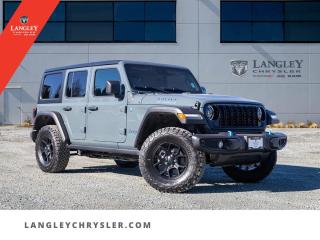 <p><strong><span style=font-family:Arial; font-size:18px;>Embracing the spirit of innovation and captivating design, behold our latest automotive masterpiece, the 2024 Jeep Wrangler 4xe Sport S..</span></strong></p> <p><strong><span style=font-family:Arial; font-size:18px;>This brand-new marvel, never driven, is available only at Langley Chrysler, primed and ready to ignite your driving passion..</span></strong> <br> This SUV, fresh out of the factory, is a symphony of style and power, with a robust 2.0L 4cyl engine and an 8-speed automatic transmission that promises an exhilarating ride.. Its not just a vehicle; its a statement of your adventurous spirit and an embodiment of cutting-edge technology.</p> <p><strong><span style=font-family:Arial; font-size:18px;>Enveloped in a coat of bold charisma,  the Wrangler 4xe Sport S is designed to turn heads..</span></strong> <br> Its interior is an oasis of comfort, displaying meticulous craftsmanship and a sleek black interior color that evokes a sense of sophistication and luxury.. This modern-day chariot is loaded with a plethora of features.</p> <p><strong><span style=font-family:Arial; font-size:18px;>From Traction Control for those off-road adventures to Compass and Tachometer for navigational ease, this vehicle is a technological marvel..</span></strong> <br> It comes with ABS brakes for assured safety, Air Conditioning for your comfort, and Power Windows for convenience.. The list goes on, with Automatic temperature control, Brake assist, Delay-off headlights, and much more.</p> <p><strong><span style=font-family:Arial; font-size:18px;>But wait, theres a riddle! What runs but never gets tired, offers protection yet promises adventure, and brings modern conveniences to the rugged terrains? The answer is none other than the 2024 Jeep Wrangler 4xe Sport S..</span></strong> <br> At Langley Chrysler, we believe in love at first sight, and were sure youll not only love this car but also the experience of buying it.. We promise a seamless purchase process, with a team of experts ready to answer all your questions, guiding you every step of the way.</p> <p><strong><span style=font-family:Arial; font-size:18px;>Come and discover the 2024 Jeep Wrangler 4xe Sport S, a vehicle that stands out from the competition..</span></strong> <br> Dont just love your car, love buying it too.. This brand-new, never driven marvel is waiting for you at Langley Chrysler.</p> <p><strong><span style=font-family:Arial; font-size:18px;>Make it yours today!.</span></strong></p>Documentation Fee $968, Finance Placement $628, Safety & Convenience Warranty $699

<p>*All prices are net of all manufacturer incentives and/or rebates and are subject to change by the manufacturer without notice. All prices plus applicable taxes, applicable environmental recovery charges, documentation of $599 and full tank of fuel surcharge of $76 if a full tank is chosen.<br />Other items available that are not included in the above price:<br />Tire & Rim Protection and Key fob insurance starting from $599<br />Service contracts (extended warranties) for up to 7 years and 200,000 kms starting from $599<br />Custom vehicle accessory packages, mudflaps and deflectors, tire and rim packages, lift kits, exhaust kits and tonneau covers, canopies and much more that can be added to your payment at time of purchase<br />Undercoating, rust modules, and full protection packages starting from $199<br />Flexible life, disability and critical illness insurances to protect portions of or the entire length of vehicle loan?im?im<br />Financing Fee of $500 when applicable<br />Prices shown are determined using the largest available rebates and incentives and may not qualify for special APR finance offers. See dealer for details. This is a limited time offer.</p>