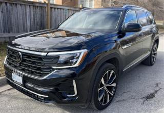 Just Arrived! Beautiful Black on Black Leather Interior 2024 Volkswagen Atlas Execline 2.0 TSI 4MOTION. 1 Owner. No Accidents. Local Ontario Vehicle. Like New. Has 8000 Kms. Premium Trim Fully Loaded with Navigation, Rearview Camera, 360 Camera, Panoramic Sunroof, Remote Starter, Front and Rear Heated Seats, Ventilated Seats, Heated Steering Wheel, Wireless Apple Carplay and Android Auto, Bluetooth, 21 Inch Alloy Wheels, Head-Up Display, and Much More!! <br/> All in price : $59,499 plus HST and license plates. <br/> Call : 647-303-2585 or 647-631-8755 <br/> E-mail : info@bramptonautocenter.ca <br/> Brampton Auto Center <br/> 69 Eastern Avenue, Brampton ON, L6W 1X9. Unit 206 <br/> Brampton Auto Center, welcomes you! Family owned dealership located in the GTA. We take pride in our work. Customer service is our priority. Full disclosure with honesty. We are OMVIC registered and proud member of the UCDA. You are welcomed to get the vehicle checked by any mechanic before purchase, for quality assurance. Financing available for all types of credit! Good, bad or no credit. No problem! We will get you approved. Warranty options available for any year, make or model! Contact dealer for more details. <br/>