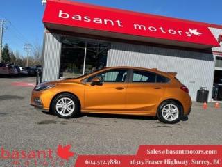 Used 2017 Chevrolet Cruze Low KMs, Power Sunroof, Backup Cam, Fuel Efficient for sale in Surrey, BC