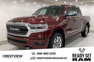 1500 LIMITED CREW CAB 4X4 ( 14 Check out this vehicles pictures, features, options and specs, and let us know if you have any questions. Helping find the perfect vehicle FOR YOU is our only priority.P.S...Sometimes texting is easier. Text (or call) 306-994-7040 for fast answers at your fingertips!This Ram 1500 delivers a Gas/Electric V-8 5.7 L/345 engine powering this Automatic transmission. WHEELS: 20 X 9 PAINTED POLISHED ALUMINUM, TRANSMISSION: 8-SPEED AUTOMATIC, TRAILER BRAKE CONTROL.*This Ram 1500 Comes Equipped with These Options *QUICK ORDER PACKAGE 27M LIMITED, ELITE PACKAGE , TIRES: 275/55R20 ALL-SEASON LRR, RED PEARL, MULTI-FUNCTION TAILGATE, LIMITED LEVEL 1 EQUIPMENT GROUP, INDIGO/SEA SALT, PREMIUM QUILTED LEATHER-FACED BUCKET SEATS, ENGINE: 5.7L HEMI VVT V8 W/MDS & ETORQUE, DUAL-PANE PANORAMIC SUNROOF, CLASS IV RECEIVER HITCH.* Visit Us Today *Test drive this must-see, must-drive, must-own beauty today at Crestview Chrysler (Capital), 601 Albert St, Regina, SK S4R2P4.