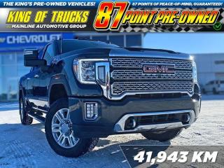 Best in class bed volume along with brutal capability make this 2023 Sierra HD the obvious choice for your next truck. This 2023 GMC Sierra 2500HD is fresh on our lot in Rosetown. This sought after diesel Crew Cab 4X4 pickup has 41,803 kms. Its hunter metallic in colour . It has an automatic transmission and is powered by a 445HP 6.6L 8 Cylinder Engine. This vehicle has been upgraded with the following features: Cooled Seats, Wireless Charging, Navigation, Leather Seats, Premium Audio, Power Pedals, Apple Carplay, Android Auto, Led Lights, Aluminum Wheels, Remote Start, Siriusxm, 4g Lte, Ez-lift Tailgate, Lane Departure Warning, Park Assist. <br> <br/><br>Contact our Sales Department today by: <br><br>Phone: 1 (306) 882-2691 <br><br>Text: 1-306-800-5376 <br><br>- Want to trade your vehicle? Make the drive and well have it professionally appraised, for FREE! <br><br>- Financing available! Onsite credit specialists on hand to serve you! <br><br>- Apply online for financing! <br><br>- Professional, courteous and friendly staff are ready to help you get into your dream ride! <br><br>- Call today to book your test drive! <br><br>- HUGE selection of new GMC, Buick and Chevy Vehicles! <br><br>- Fully equipped service shop with GM certified technicians <br><br>- Full Service Quick Lube Bay! Drive up. Drive in. Drive out! <br><br>- Best Oil Change in Saskatchewan! <br><br>- Oil changes for all makes and models including GMC, Buick, Chevrolet, Ford, Dodge, Ram, Kia, Toyota, Hyundai, Honda, Chrysler, Jeep, Audi, BMW, and more! <br><br>- Rosetowns ONLY Quick Lube Oil Change! <br><br>- 24/7 Touchless car wash <br><br>- Fully stocked parts department featuring a large line of in-stock winter tires! <br> <br><br><br>Rosetown Mainline Motor Products, also known as Mainline Motors is Saskatchewans #1 Selling Rural GMC, Buick, and Chevrolet dealer, featuring Chevy Silverado, GMC Sierra, Buick Enclave, Chevy Traverse, Chevy Equinox, Chevy Cruze, GMC Acadia, GMC Terrain, and pre-owned Chevy, GMC, Buick, Ford, Dodge, Ram, and more, proudly serving Saskatchewan. As part of the Mainline Motors Group of Dealerships in Western Canada, we are also committed to servicing customers anywhere in Western Canada! Weve got a huge selection of cars, trucks, and crossover SUVs, so if youre looking for your next new GMC, Buick, Chev or any brand on a used vehicle, dont hesitate to contact us online, give us a call at 1 (306) 882-2691 or swing by our dealership at 506 Hyw 7 W in Rosetown, Saskatchewan. We look forward to getting you rolling in your next new or used vehicle! <br> <br><br><br>* Vehicles may not be exactly as shown. Contact dealer for specific model photos. Pricing and availability subject to change. All pricing is cash price including fees. Taxes to be paid by the purchaser. While great effort is made to ensure the accuracy of the information on this site, errors do occur so please verify information with a customer service rep. This is easily done by calling us at 1 (306) 882-2691 or by visiting us at the dealership. <br><br> Come by and check out our fleet of 60+ used cars and trucks and 140+ new cars and trucks for sale in Rosetown. o~o