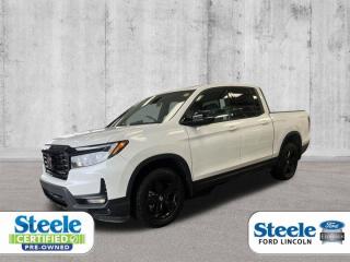 Odometer is 6436 kilometers below market average!Platinum White Pearl2023 Honda Ridgeline Black EditionAWD 9-Speed Automatic 3.5L V6 SOHC i-VTEC 24VVALUE MARKET PRICING!!, Black Leather.ALL CREDIT APPLICATIONS ACCEPTED! ESTABLISH OR REBUILD YOUR CREDIT HERE. APPLY AT https://steeleadvantagefinancing.com/6198 We know that you have high expectations in your car search in Halifax. So if youre in the market for a pre-owned vehicle that undergoes our exclusive inspection protocol, stop by Steele Ford Lincoln. Were confident we have the right vehicle for you. Here at Steele Ford Lincoln, we enjoy the challenge of meeting and exceeding customer expectations in all things automotive.