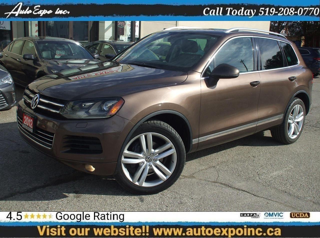 2012 Volkswagen Touareg TDI,Highline,AWD,Certified,Leather,GPS,Sunroof,Fog