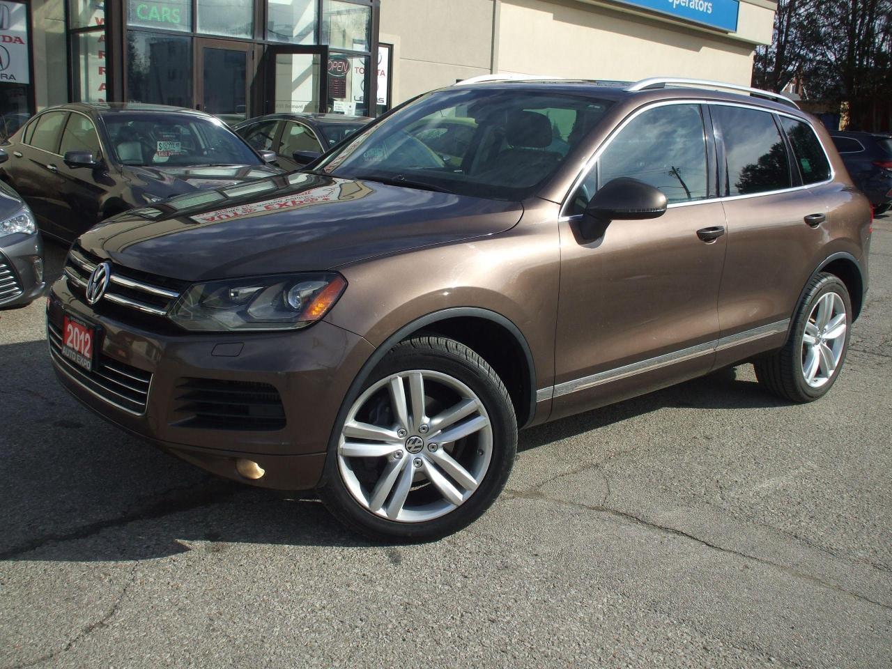 2012 Volkswagen Touareg TDI,Highline,AWD,Certified,Leather,GPS,Sunroof,Fog