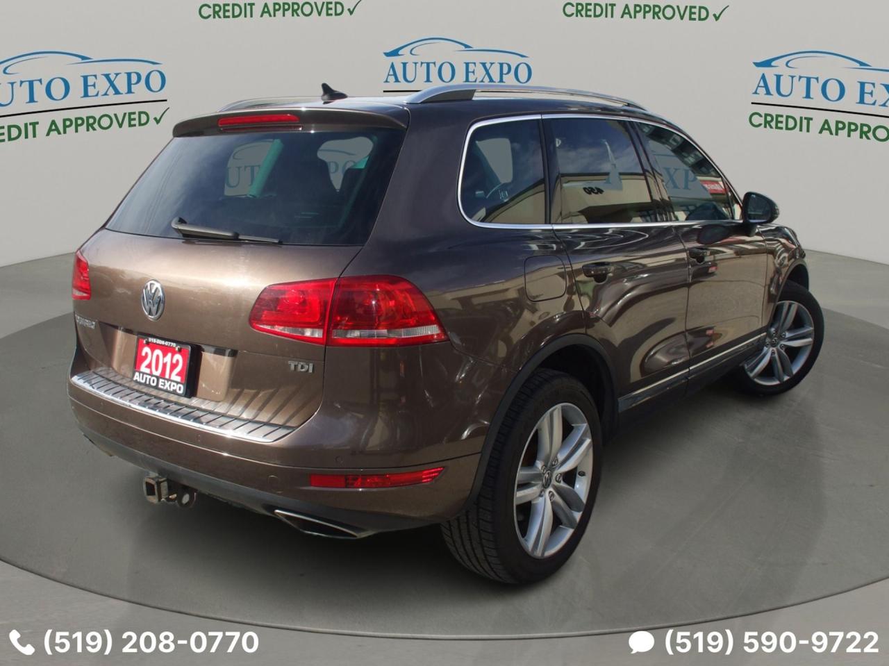 2012 Volkswagen Touareg TDI,Highline,AWD,Certified,Leather,GPS,Sunroof,Fog