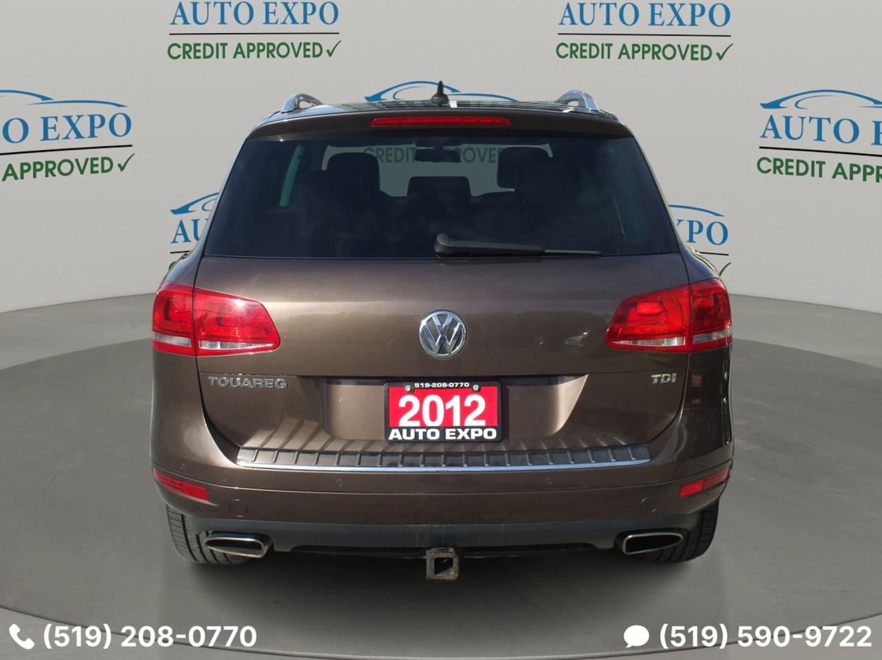 2012 Volkswagen Touareg TDI,Highline,AWD,Certified,Leather,GPS,Sunroof,Fog