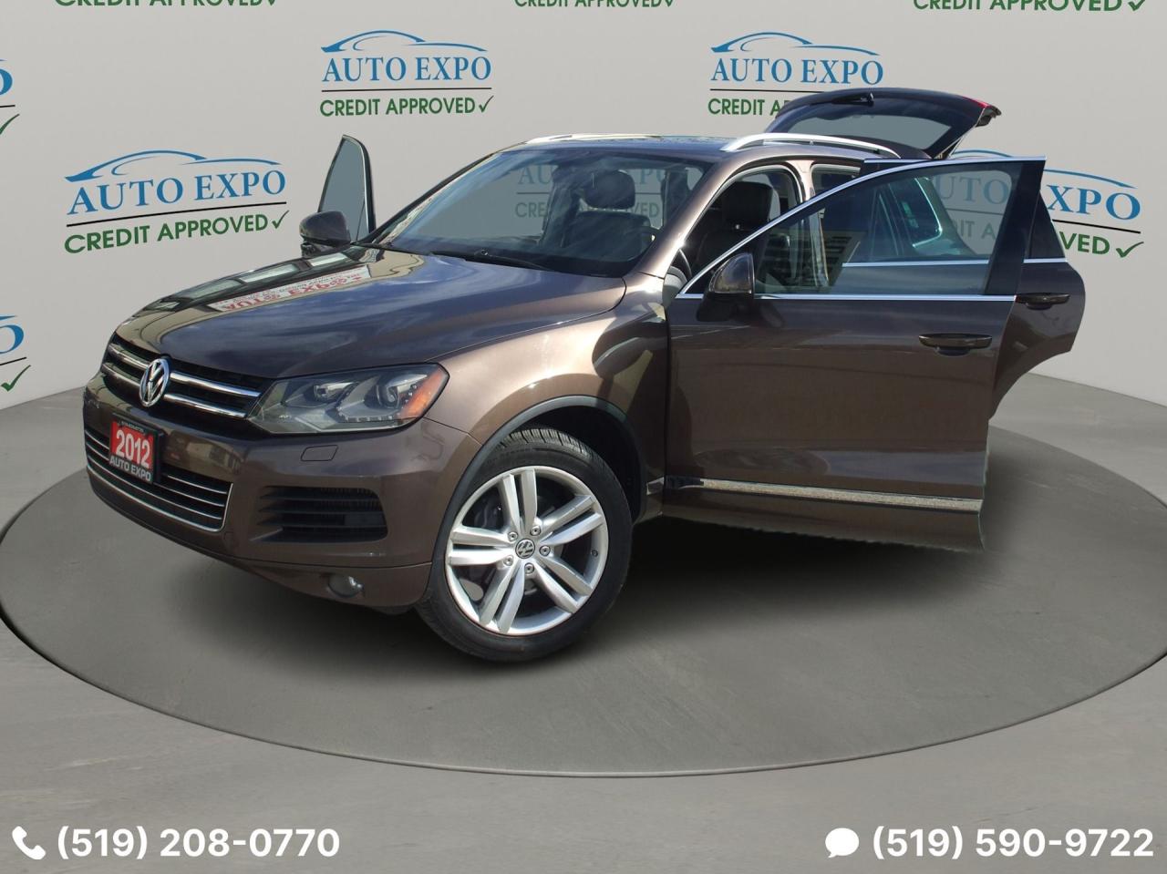 2012 Volkswagen Touareg TDI,Highline,AWD,Certified,Leather,GPS,Sunroof,Fog