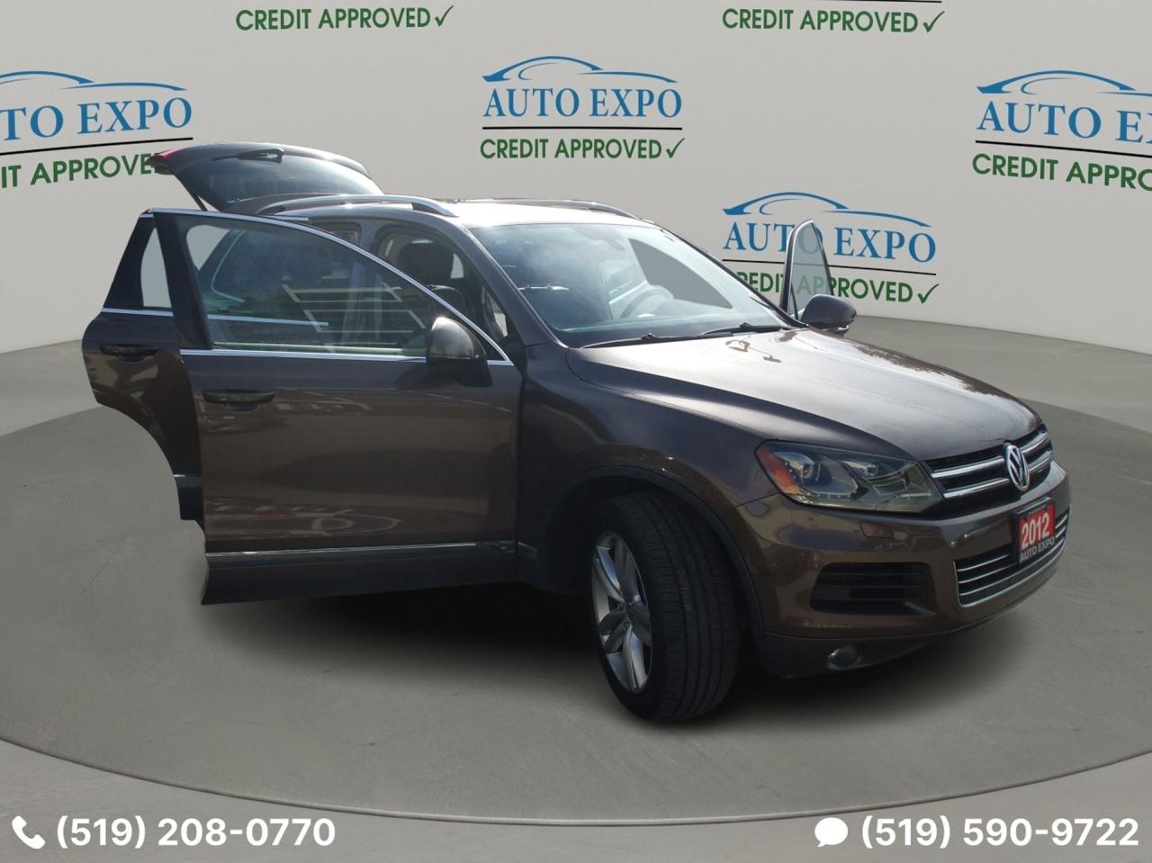 2012 Volkswagen Touareg TDI,Highline,AWD,Certified,Leather,GPS,Sunroof,Fog